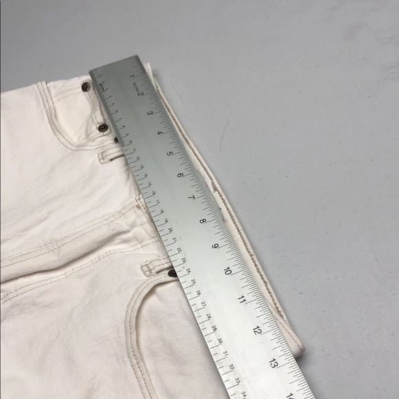 ABERCROMBIE & FITCH WHITE 90s ULTRA HIGH-RISE STRAIGHT JEANS 2/26x31 ⭐️ - Picture 12 of 14
